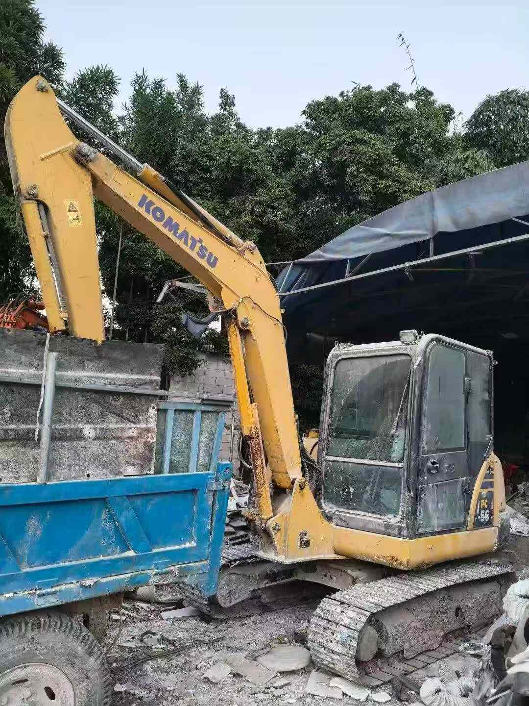 Buy Komatsu PC56-7 Used Excavator / 8