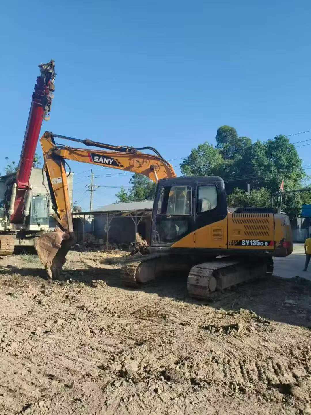 Buy Sany SY135 Used Excavator / 4