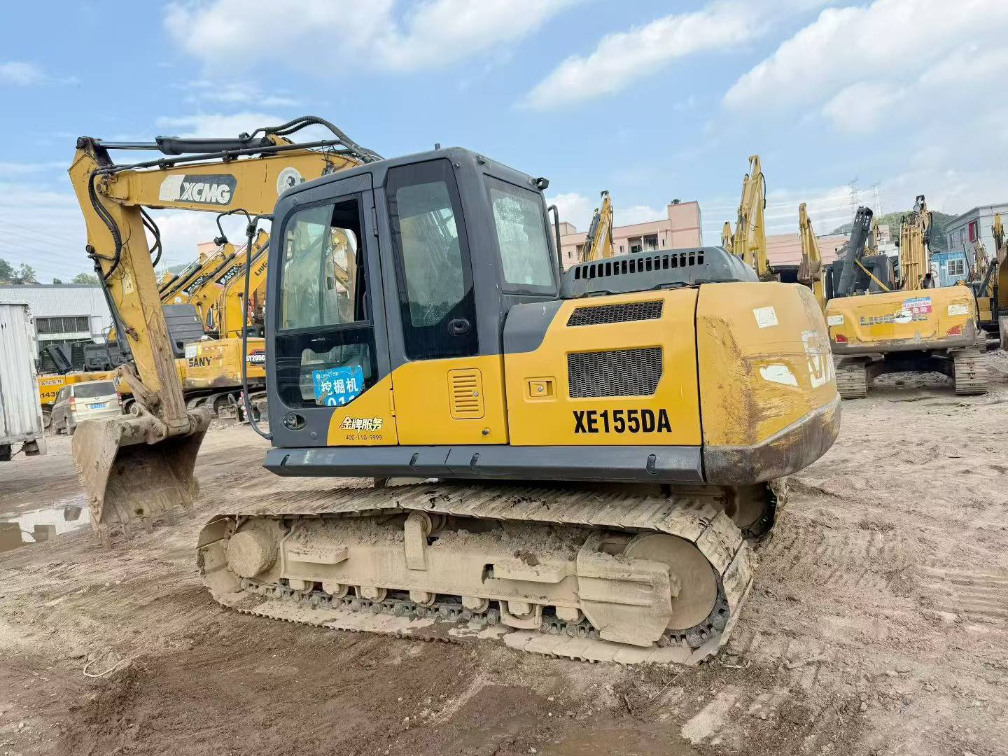 Buy XCMG XE155D Used Excavator / 9