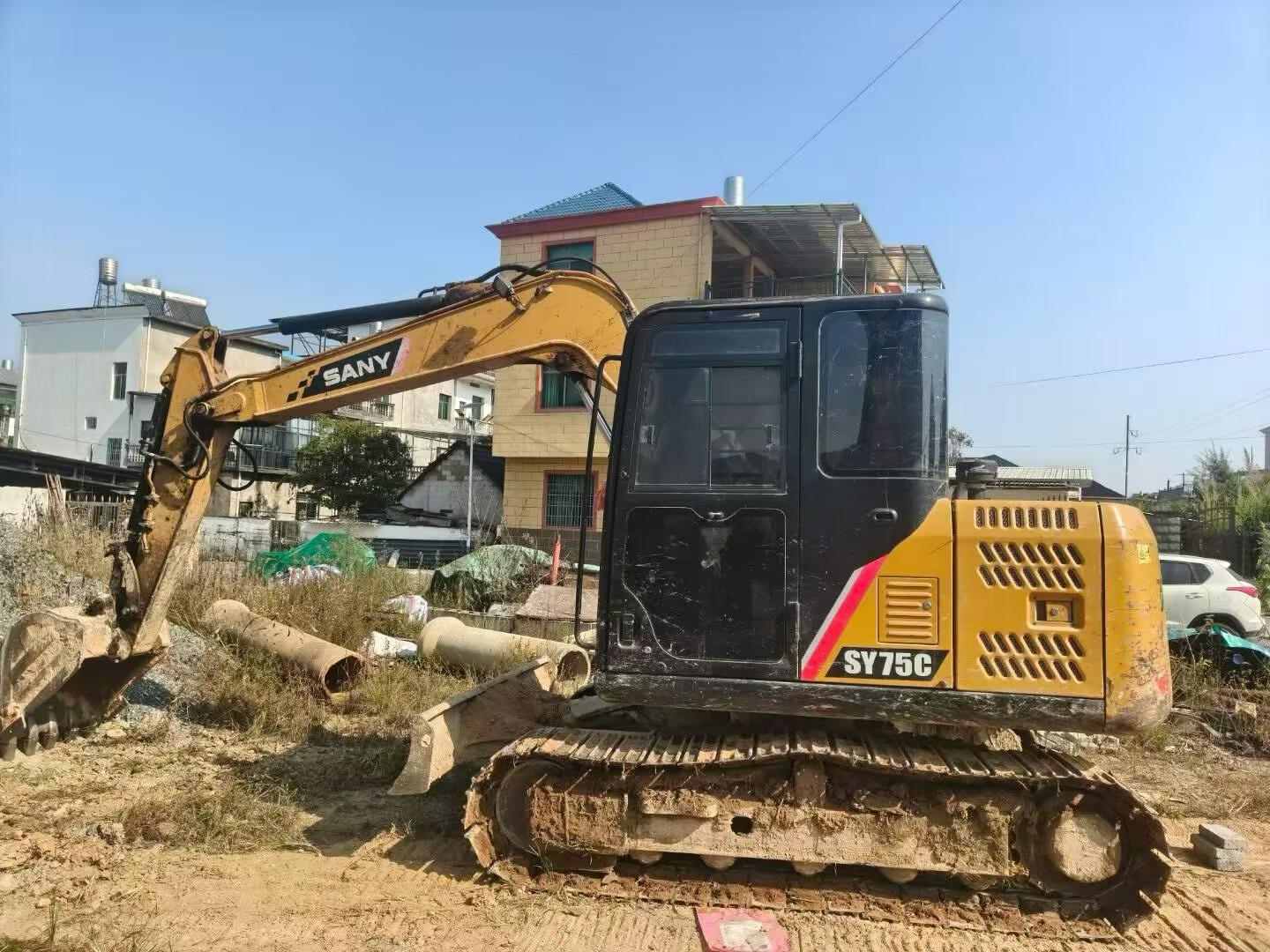 Buy Sany SY75 Used Excavator / 5