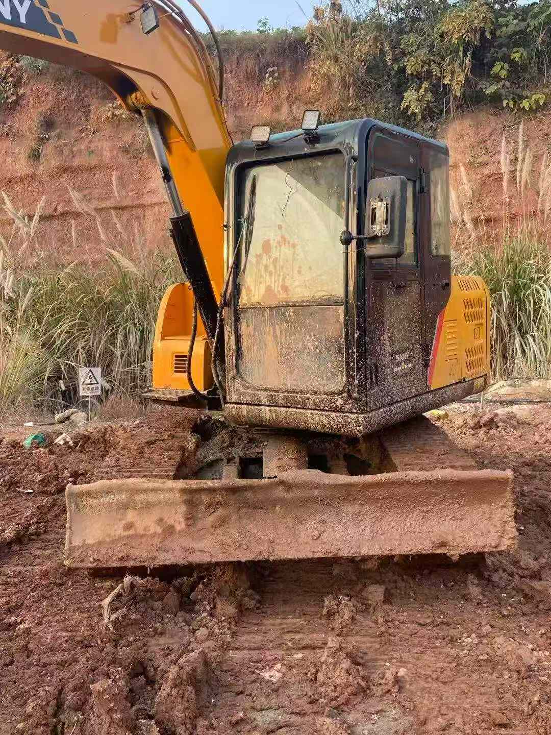 Buy Sany SY75 Used Excavator / 8