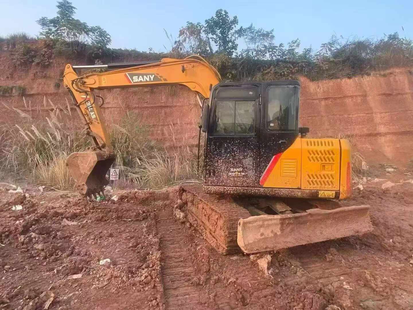Buy Sany SY75 Used Excavator / 9