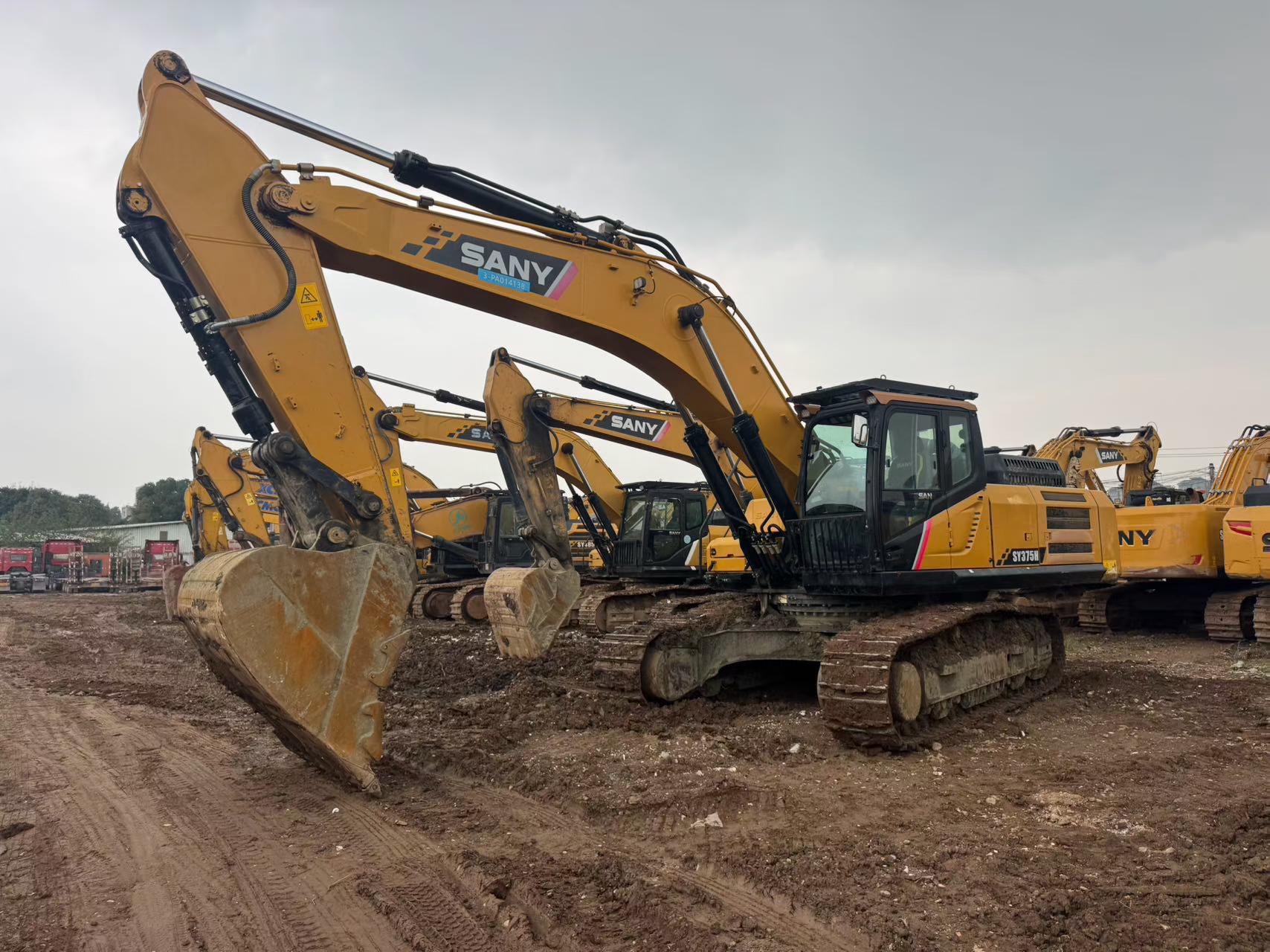 Buy Sany SY375H Used Excavator / 3