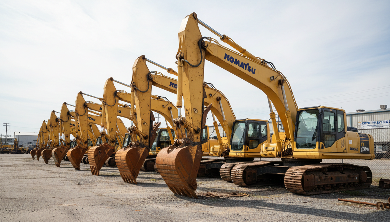 Used Komatsu Excavators for Sale